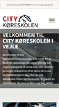 Mobile Screenshot of citykoereskolen.dk